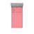 Coral/White Geometric is out of stock