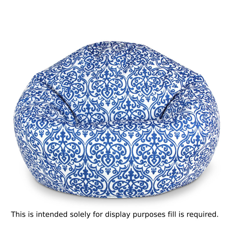 BBF Jr Polycotton Beanbag Covers, 28" H x 28" W x 23" D, Blue Polyester