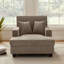 Chaise longue rembourrée en tissu 39,76 po-1984748420