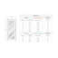 Porte en verre poli blanc Smart Lite-111680090-111680089
