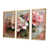 Toile avec cadre flottant or