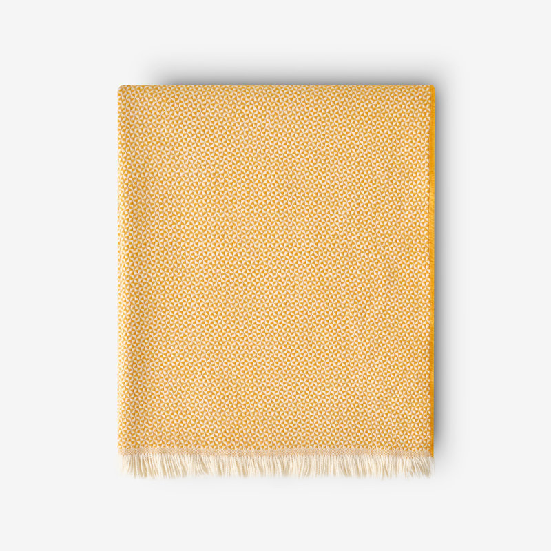 Cosey Throw Blanket, Mustard
