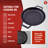 Victoria Cast Iron 10 in. Grill Pan with Double Loop Handles, Seasoned