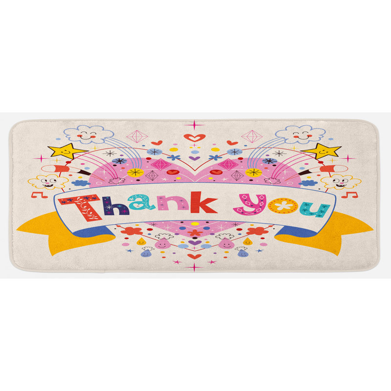 Tapis de cuisine Thank You