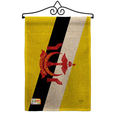 Double Sided 18.5'' H x 13'' W Polyester Flag Set