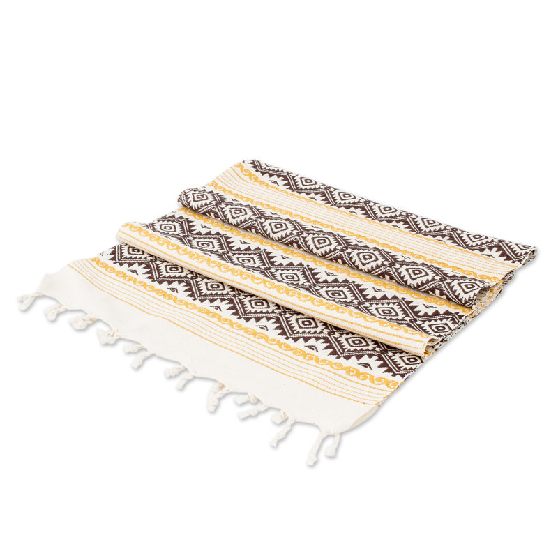 Handmade Striped Table Runnner