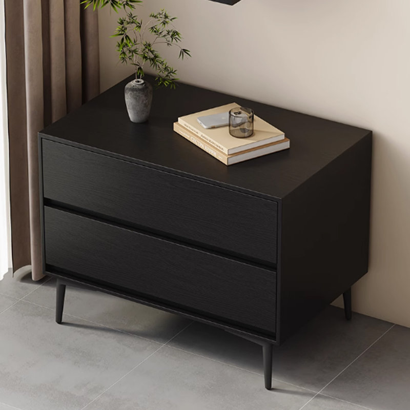 Black Minimalist Bedside Organizer