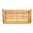 Porch Swing Made From Strong Wood, 49.50”W X 26.37”D 21.82”H, 800Lb Capacity, Slatted Back And Seat, Assembly Required Outdoor Of Wood In Color, Design,