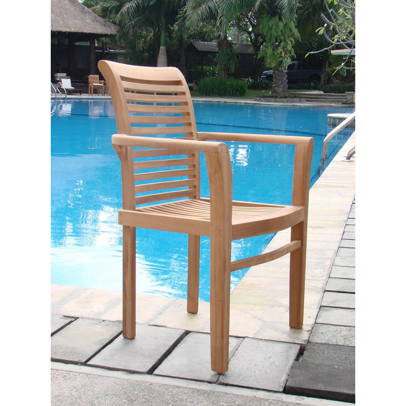 Mas Outdoor Teak Dining Armchair