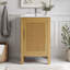Armoire de salle de bain 18 po avec rangement, solution pour petit espace avec lavabo en céramique, tablette réglable
