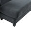 Canapé modulaire en L de 83 po avec canapé L 83 po avec amplement d'espace de rangement, repose-pieds mobile et six coussins décoratifs pour le salon-1646028155