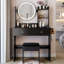 Table de meuble-lavabo à miroir 17 po