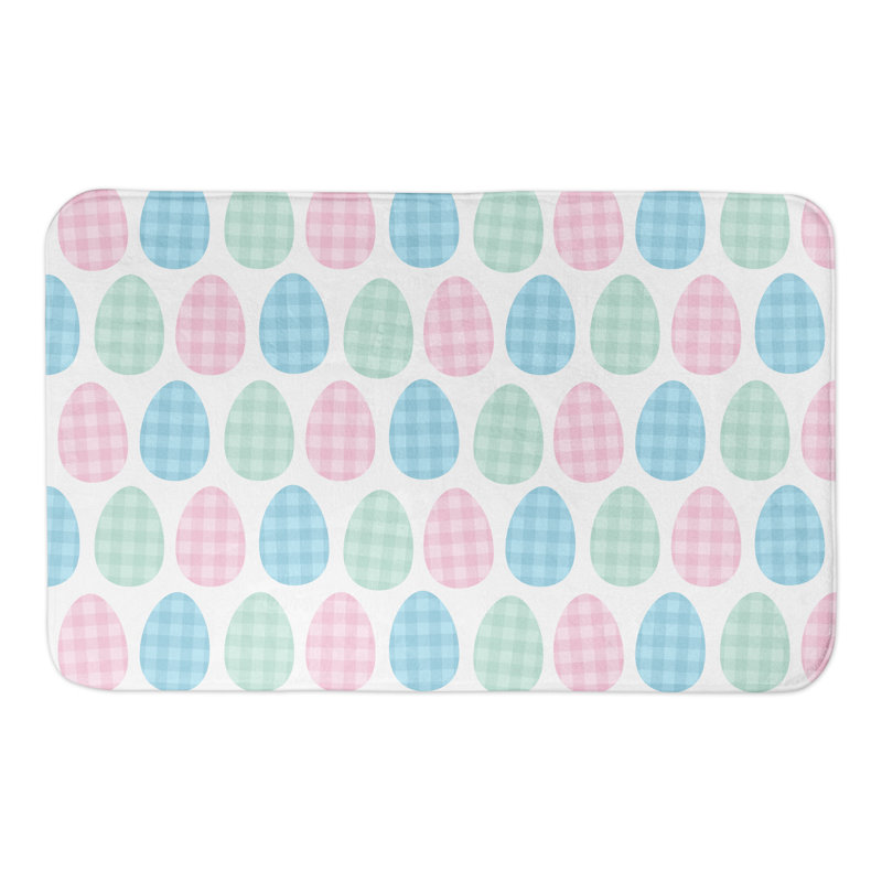 Tapis de salle de bain pour les œufs buffalo check Jesup