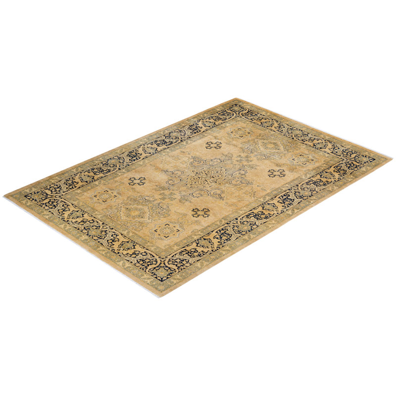Classic One-of-a-Kind 6' 3" X 9' 2" Hand Knotted Area Rug