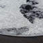 Tapis gris / noir en polypropylène tissé à la machine à motif abstrait Leonaldo-114978020