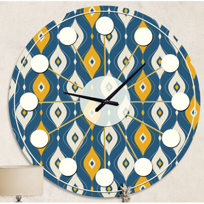 Horloge murale rétro Mid-Century