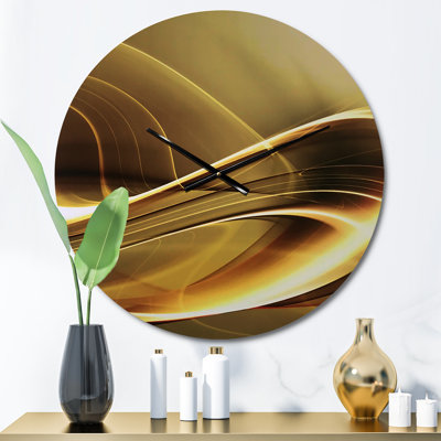 Burnette Metal Wall Clock