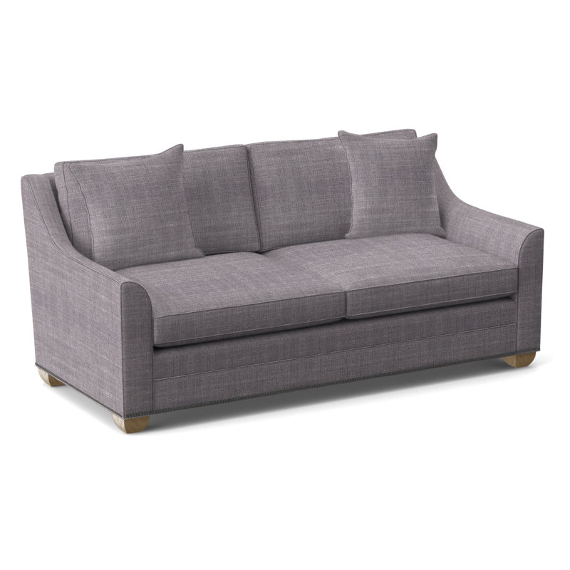 Canapé Nicholas, Chenille nomade ardoise Crypton®, Hampton, Oui