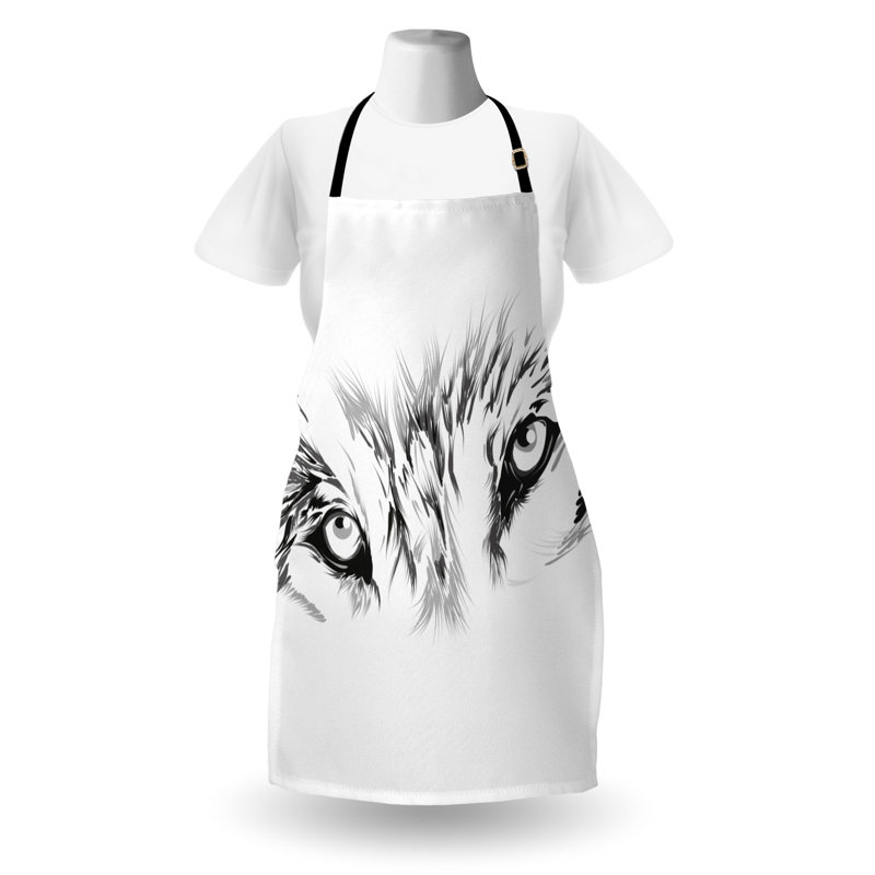 No Pattern Bib Apron