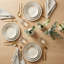 Service de table en porcelaine blanche patinée Artisan Weave (service de 18 pièces pour 6 personnes)
