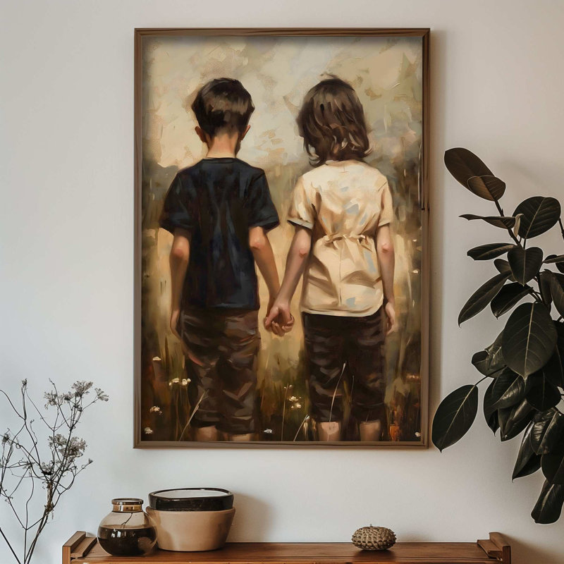 Elegant Decorative Framed MDF Painting, 13.8 x 18.5 x 0.1 inches | 100% MDF with 3 mm Thickness, 100% Pine Wood Frame | UV Printed Artwork for Stylish Home Decor, Perfect for Living Room or Office