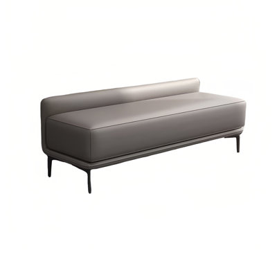 Genuine Leather Upholstered Bench
