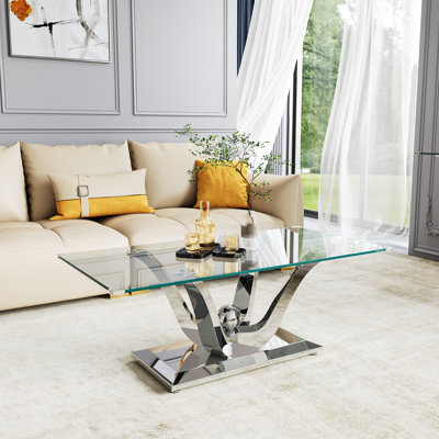 Glass Top Coffee Table