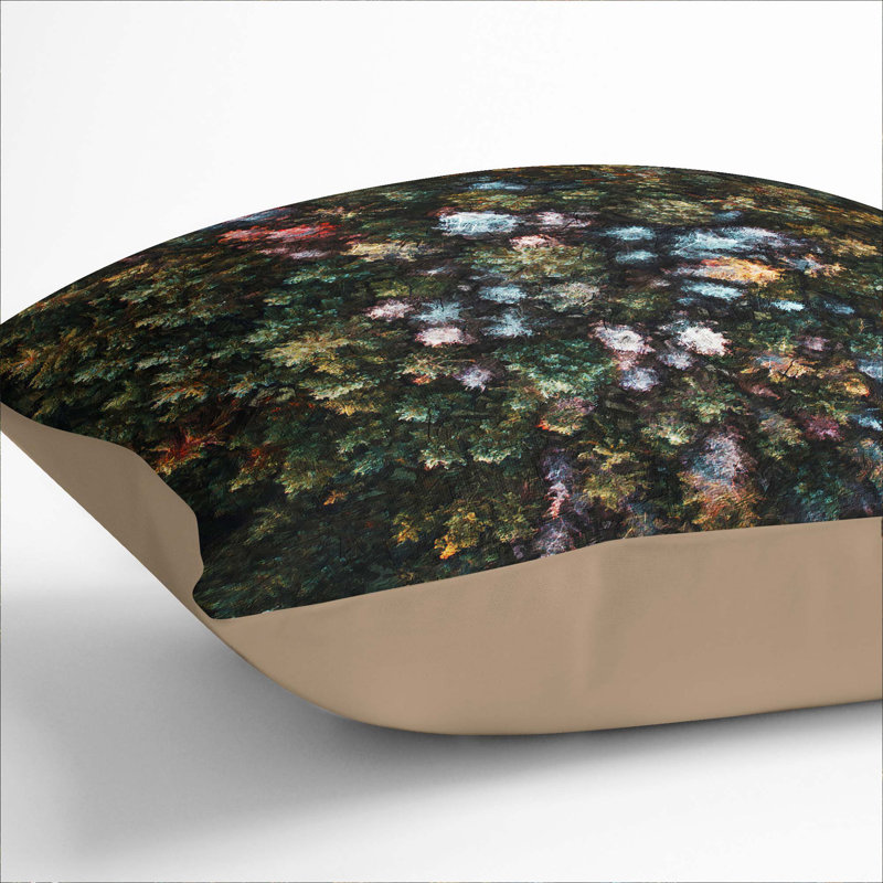 Square Throw Cushion, Stone, 40cm H x 40cm W x 15cm D