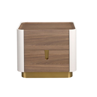 60cm W Manufactured Wood Bedside Table