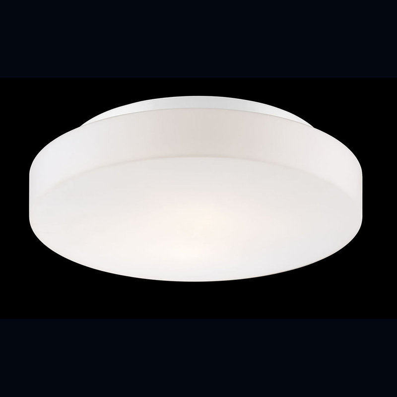 Ramata Opal Hand-Blown Glass Flush Mount 