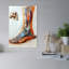 «Anatomical Leg and Skull», art mural rétro-129142841