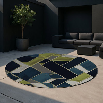 Tapis intérieur et extérieur Warp Constellation
