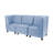 Kid Comfort Collective Modular Sectional, 3-Piece Set - Powder Blue-124164481