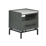 Tommy Hilfiger Ascher Modern Living Room End Table with 1 -Drawer