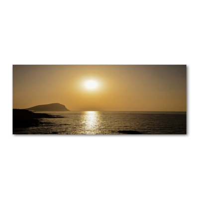 Sunset Sea - No Frame Print on Canvas
