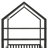 Metal House Bed With Detachable Shelves-1125106454