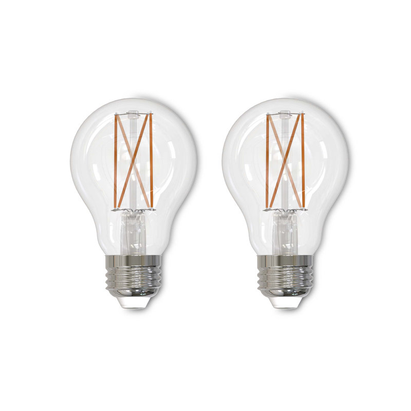Équivalent à 60 watts, ampoule DEL A19 à intensité variable, (3000K) E26 / base moyenne (standard)