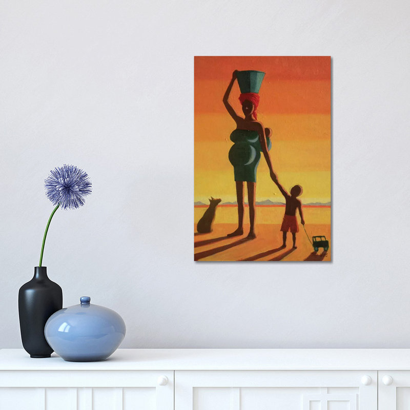 Matriarch 1 Piece Wrapped Canvas Painting, 30.48 cm H x 45.72 cm W