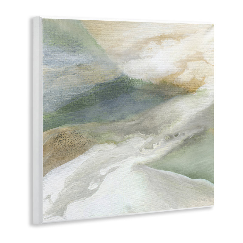 Plaque murale Serene Mist Over Rolling Fields, design par Carol Robinson