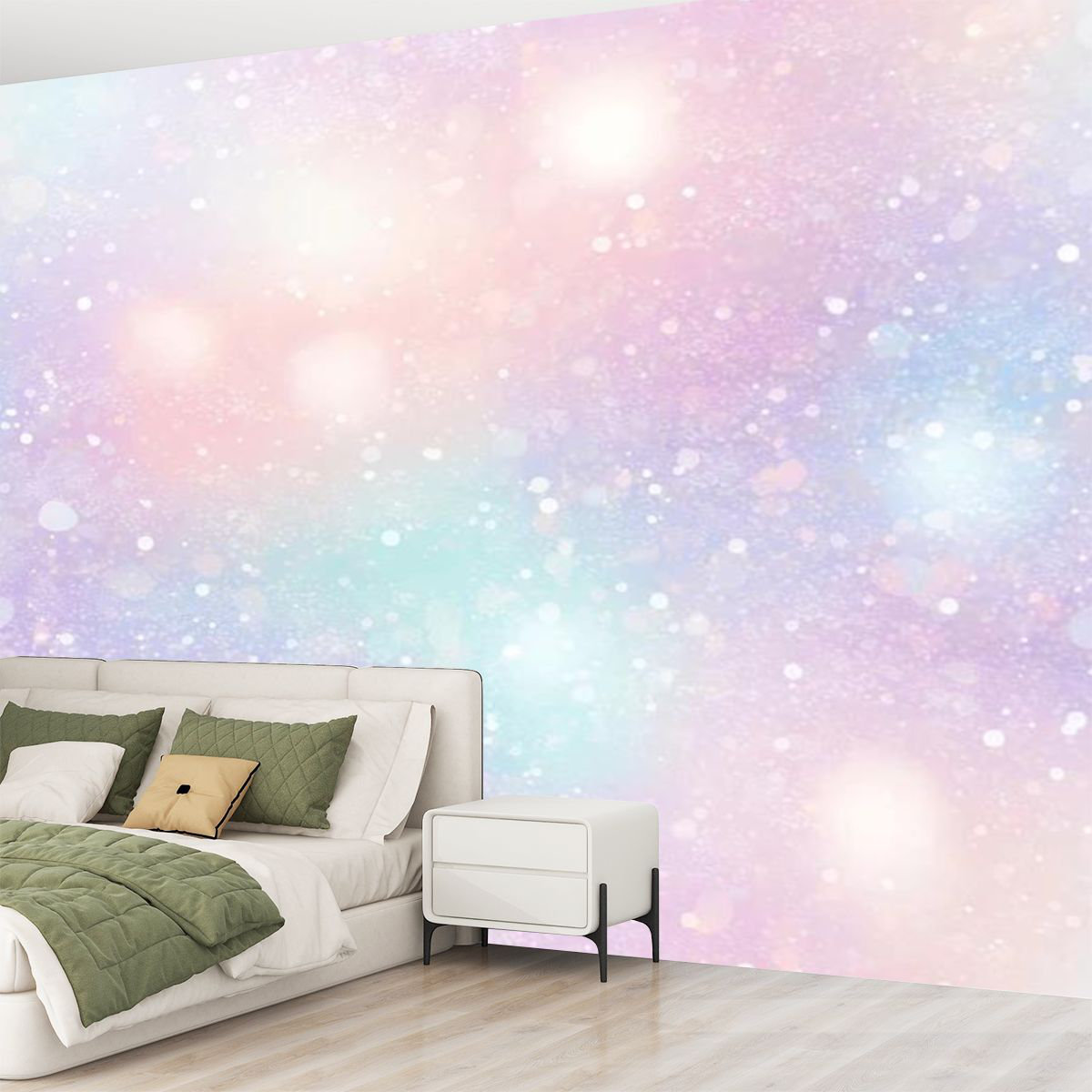 Holographic iridescent rainbow color glitter