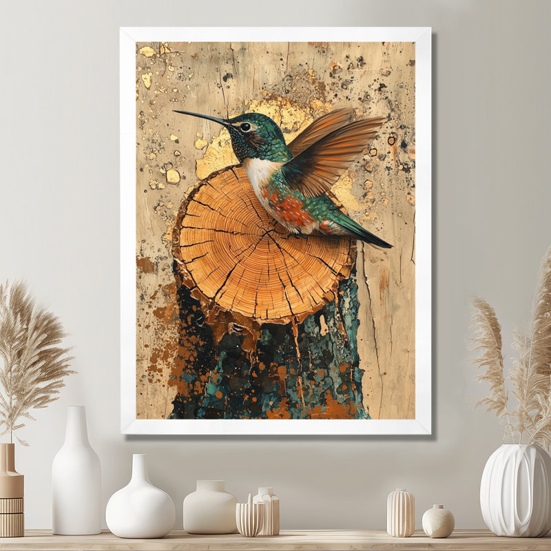 Govinda - animaux, impressions sur toile, H 20 po x l 12 po, Blanc, Picture Framed
