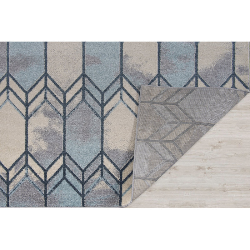 Jonny Geometric Indoor Rug, Rectangle 6'7" x 9'6"