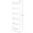 6-Tier Over the Door Organizer - Adjustable Pantry Rack for Kitchen Storage and Organization