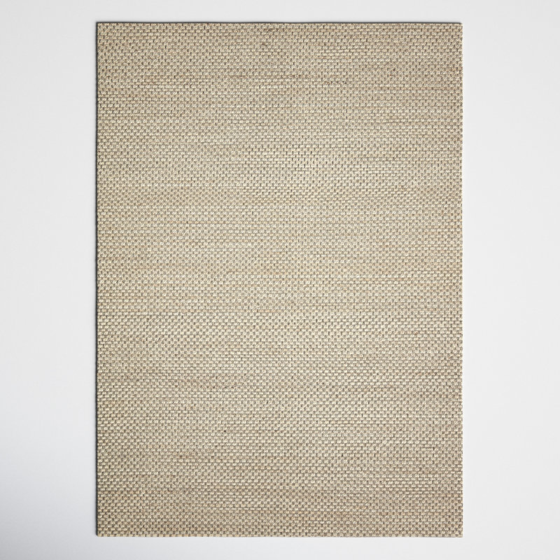 Abisai Checkered Indoor Rug, Rectangle 9'3" x 13'