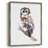 Barred Owl Impressions II Framed Print - Solid Wood-1602929268