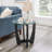 Glass Top Side End Table-137803145