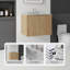Wall Mounted Single Vanity Bathroom Vanity With Cultured Marble Top-2122977946