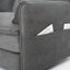 Ensemble de 2 chaises d'appoint surdimensionnées en chenille-742804729