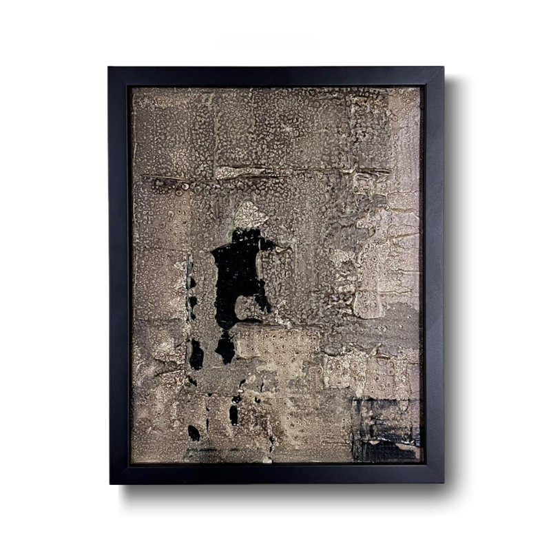 Basalt No. 2 - Original Mixed-Media Abstract Painting by J. Kent Martin