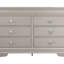 Commode Lorana G6500-D, argent champagne (commode)